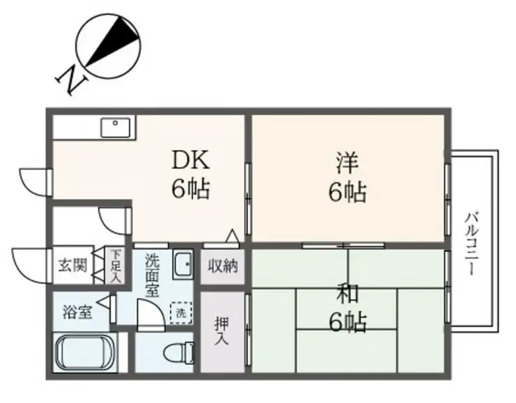 サンクレール上永谷 1階階 間取り