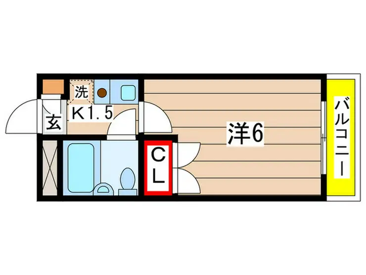 レクセル日吉 1階階 間取り