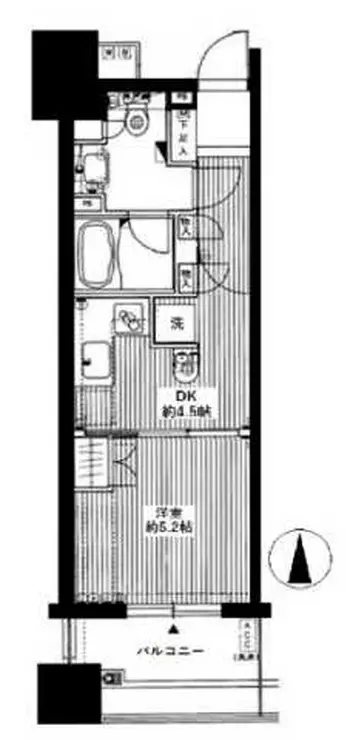 藤和シティホームズ恵比寿 2階階 間取り