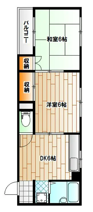 ティエムハイツ 2階階 間取り