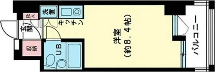 ルネ御苑プラザ 6階階 間取り