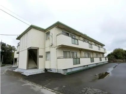 グリーンフラット(2DK/2階)の外観写真