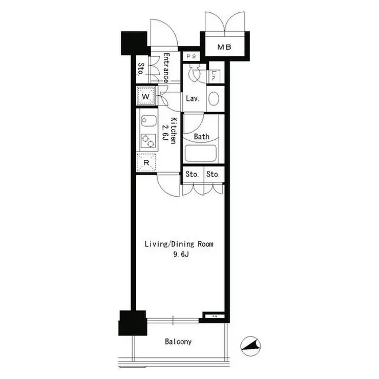 パークアクシス文京ステージ 6階階 間取り