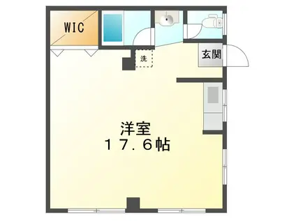 ルナステーション(ワンルーム/3階)の間取り写真