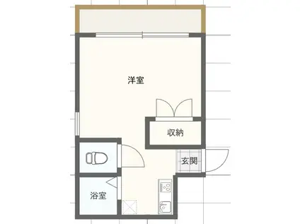 5ツリータウン(ワンルーム/2階)の間取り写真