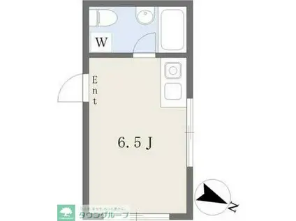 12DOZEN(ワンルーム/4階)の間取り写真