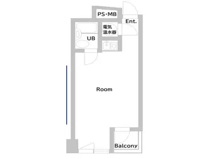 スターコート日本橋(ワンルーム/9階)の間取り写真