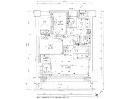 イニシア高輪プレシアスコート(2SLDK/3階)の間取り写真
