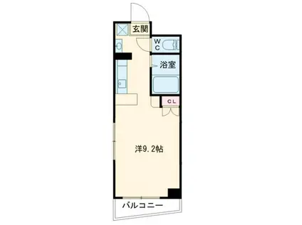 KS TOWER (ワンルーム/9階)の間取り写真