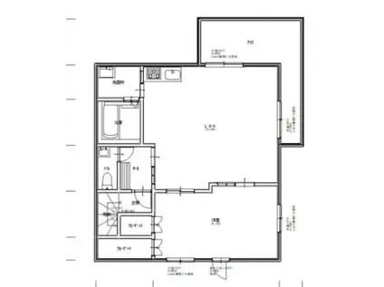 瑞穂町石畑アパート(1LDK/2階)の間取り写真