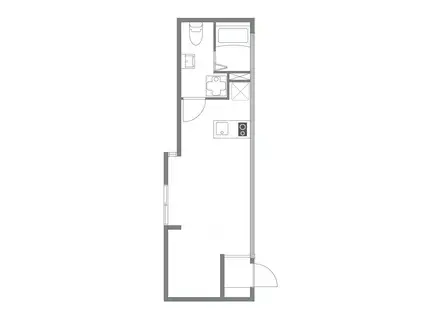 PARKSIDE RESIDENCE CHITOKARA(ワンルーム/1階)の間取り写真