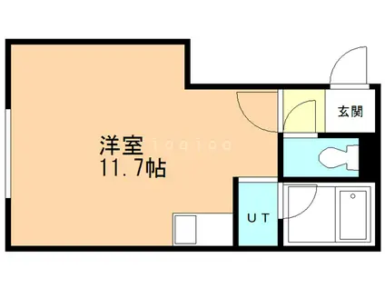 SOHOLM1(ワンルーム/1階)の間取り写真