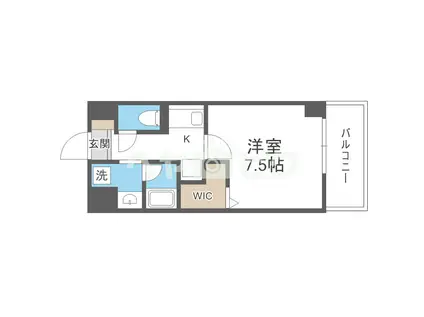 REXIA SHIN UMEDA DUO(1K/5階)の間取り写真