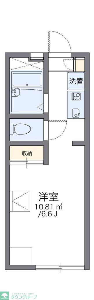 レオパレスH&M(1K/2階)の間取り写真