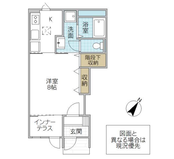 リッチハーベスト III(ワンルーム/1階)の間取り写真