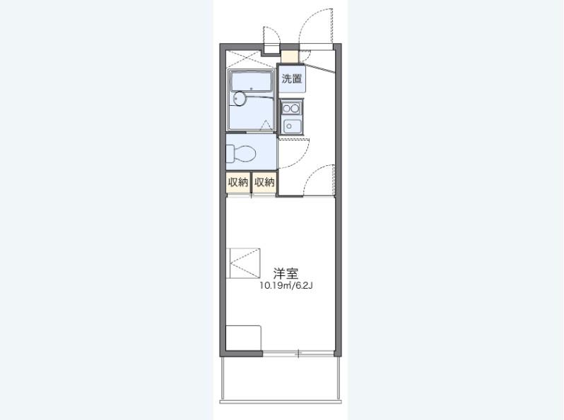 レオパレスGRAND(1K/2階)の間取り写真