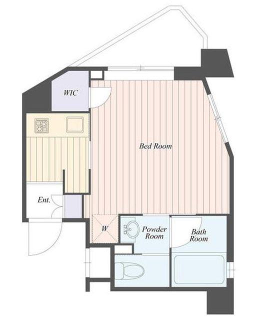 B CITY APARTMENT SUGINAMI TAKAIDO(1K/7階)の間取り写真
