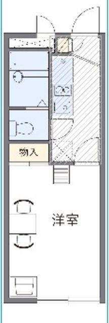 レオパレス南光(1K/1階)の間取り写真
