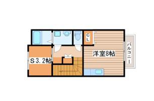 WELL-ONE宮千代(ワンルーム/1階)の間取り写真
