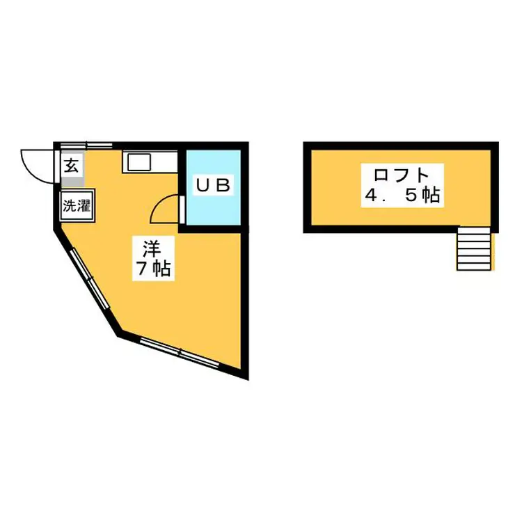 ホワイトハウス日野 1階階 間取り