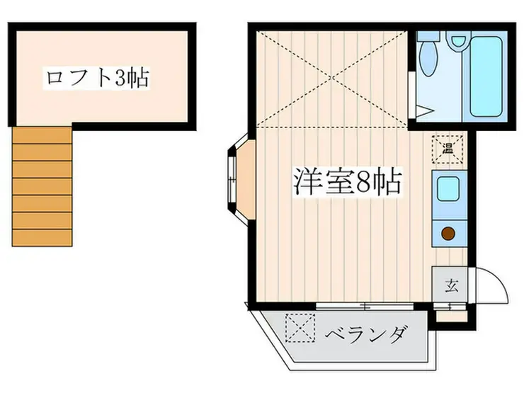 ネオハイツ 2階階 間取り