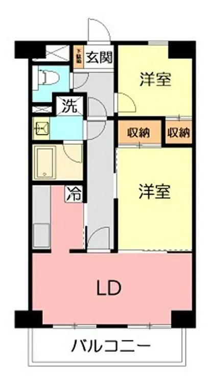 テラスヤマウチ 3階階 間取り