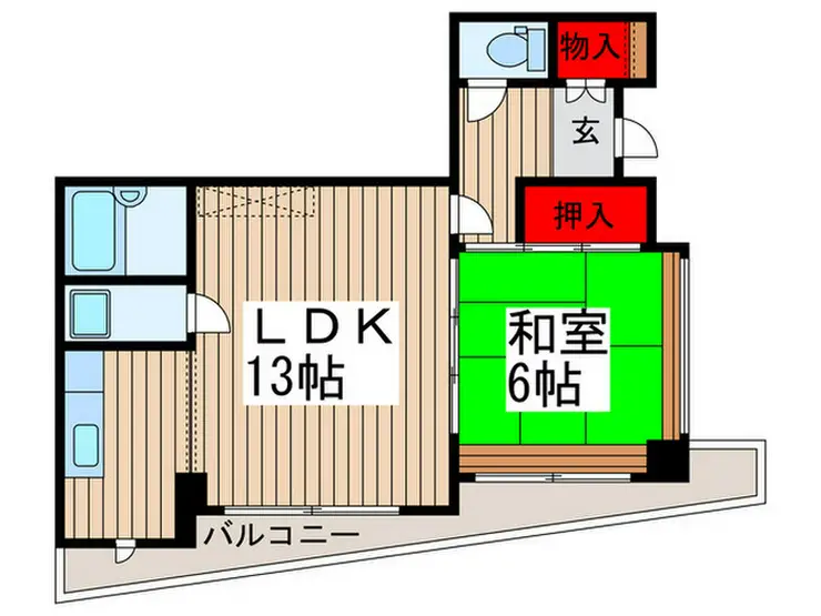 S梅園 2階階 間取り