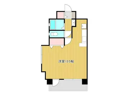 パラドール佐藤(ワンルーム/5階)の間取り写真