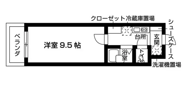 ハイム三軒茶屋 2階階 間取り