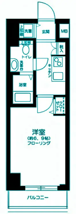 グランド・ガーラ芝公園 3階階 間取り