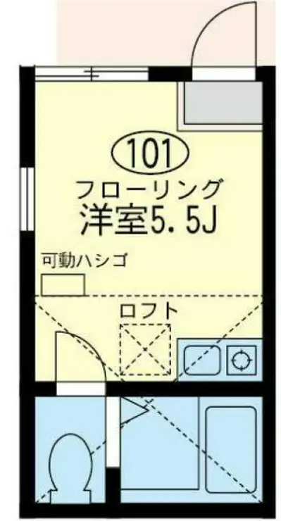 ユナイト戸手ヴァンセンヌの杜 1階階 間取り