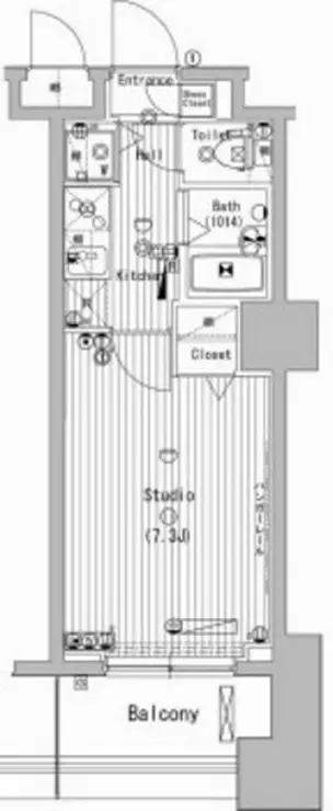 グランド・ガーラ横濱万世町 2階階 間取り
