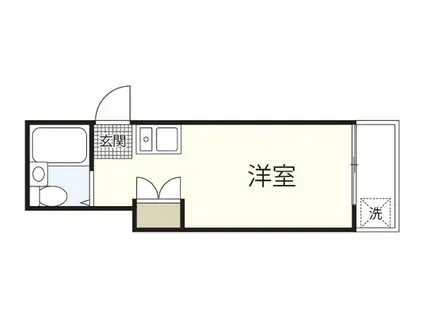 平和堂ビル(ワンルーム/4階)の間取り写真