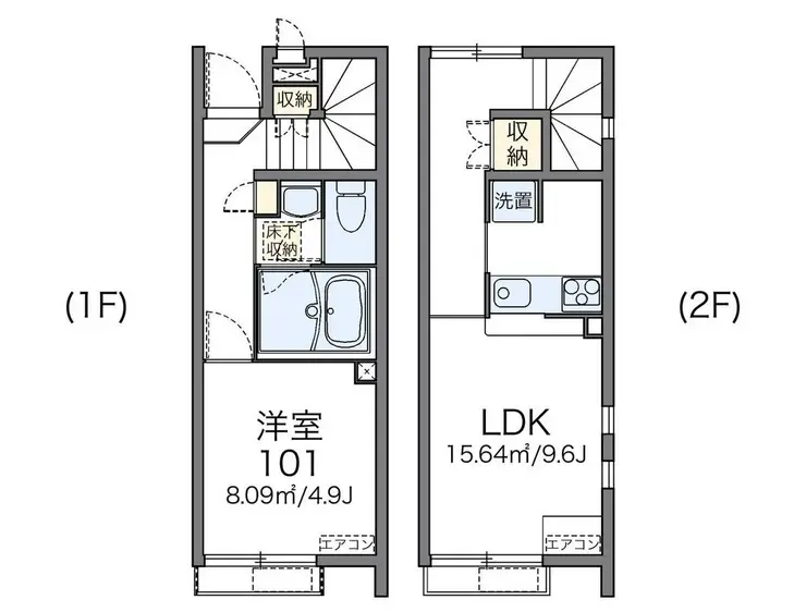 レオネクストファミリア白山 1階階 間取り