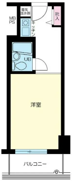コルム目黒不動前 1階階 間取り