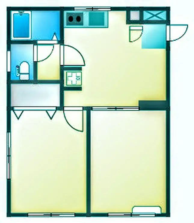 ル・ベーヌ 1階階 間取り