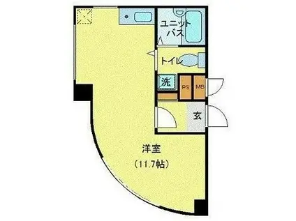 FYSビル(ワンルーム/5階)の間取り写真