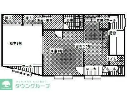 ステア宮前(2DK/2階)の間取り写真