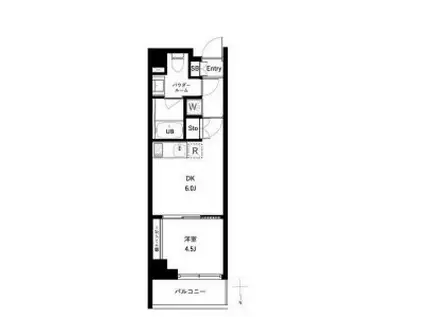 アーバンパーク亀戸II(1DK/5階)の間取り写真