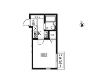 ジャヴァ八広ハイツ(1K/3階)の間取り写真