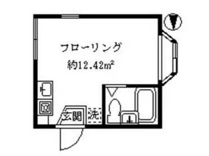 ライフピア セルリアン(ワンルーム/1階)の間取り写真