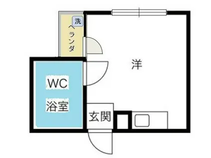RIORA13(ワンルーム/3階)の間取り写真
