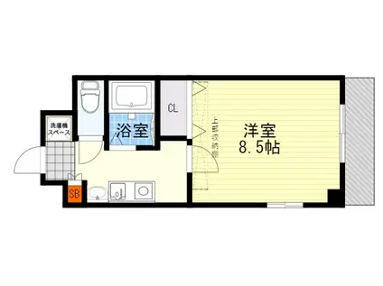 M´プラザ蒲生四駅前(1K/7階)の間取り写真