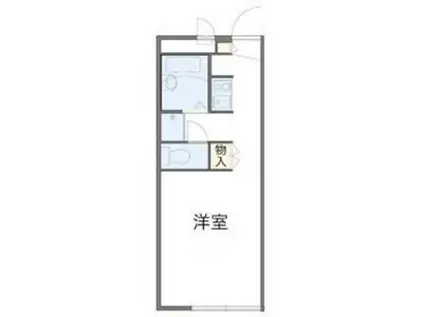 レオパレスK T(1K/2階)の間取り写真