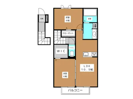 AVANZARII(2LDK/2階)の間取り写真