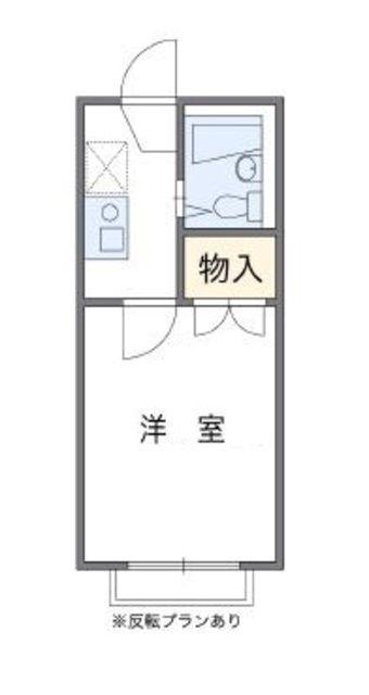 レオパレスビレッジ光が丘参番館(1K/2階)の間取り写真