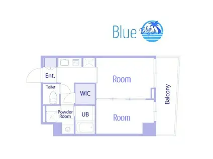 ECUME川崎(1LDK/3階)の間取り写真