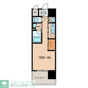 GRAND ESPOIR IZUMI(1K/10階)の間取り写真