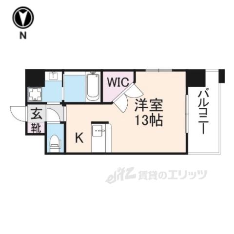 PHOENIX CLOVE TOMOI(ワンルーム/8階)の間取り写真