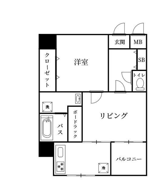 KO OLINA D(1LDK/5階)の間取り写真